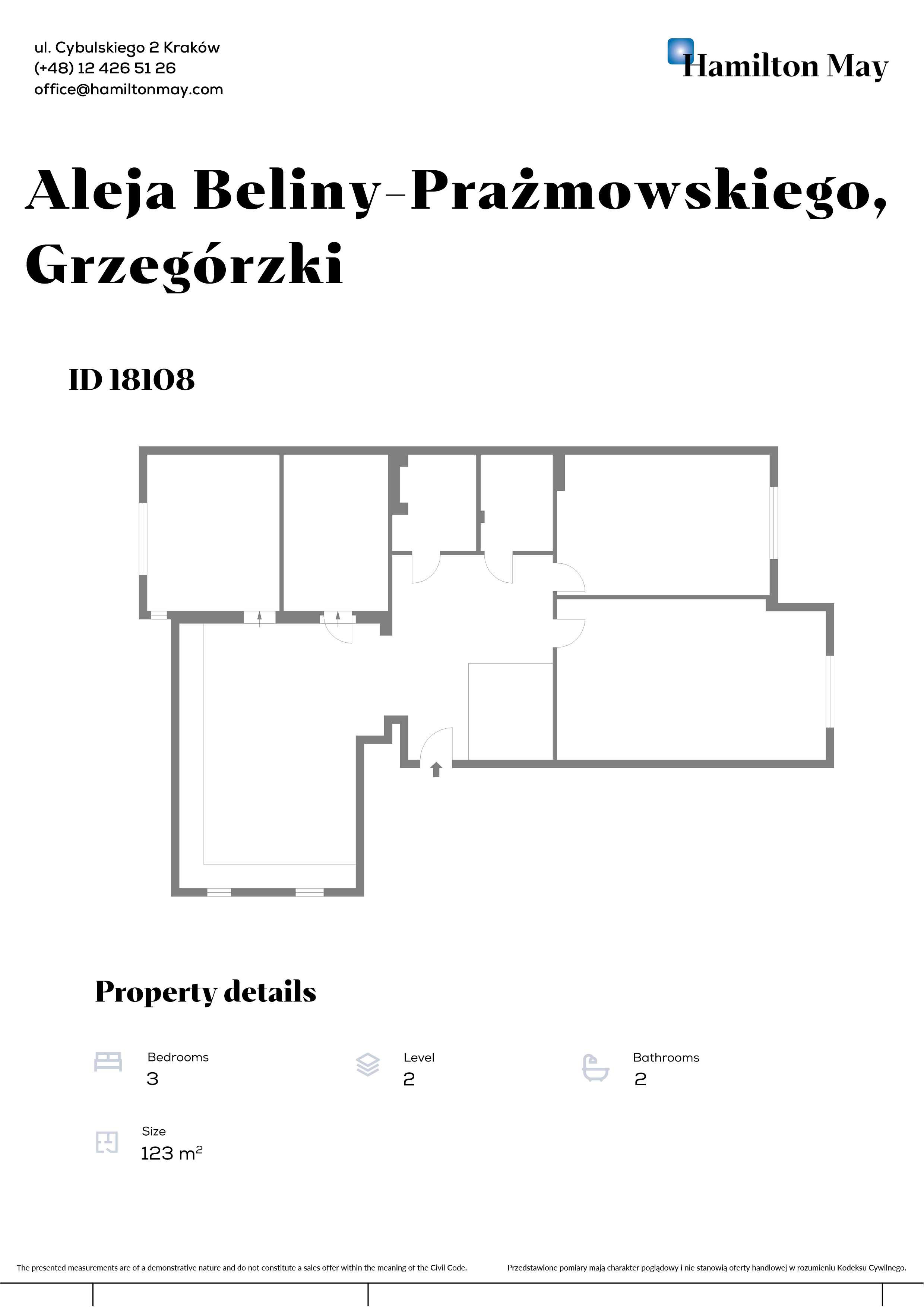 A unique, spacious apartment in the Osiedle Oficerskie - plan