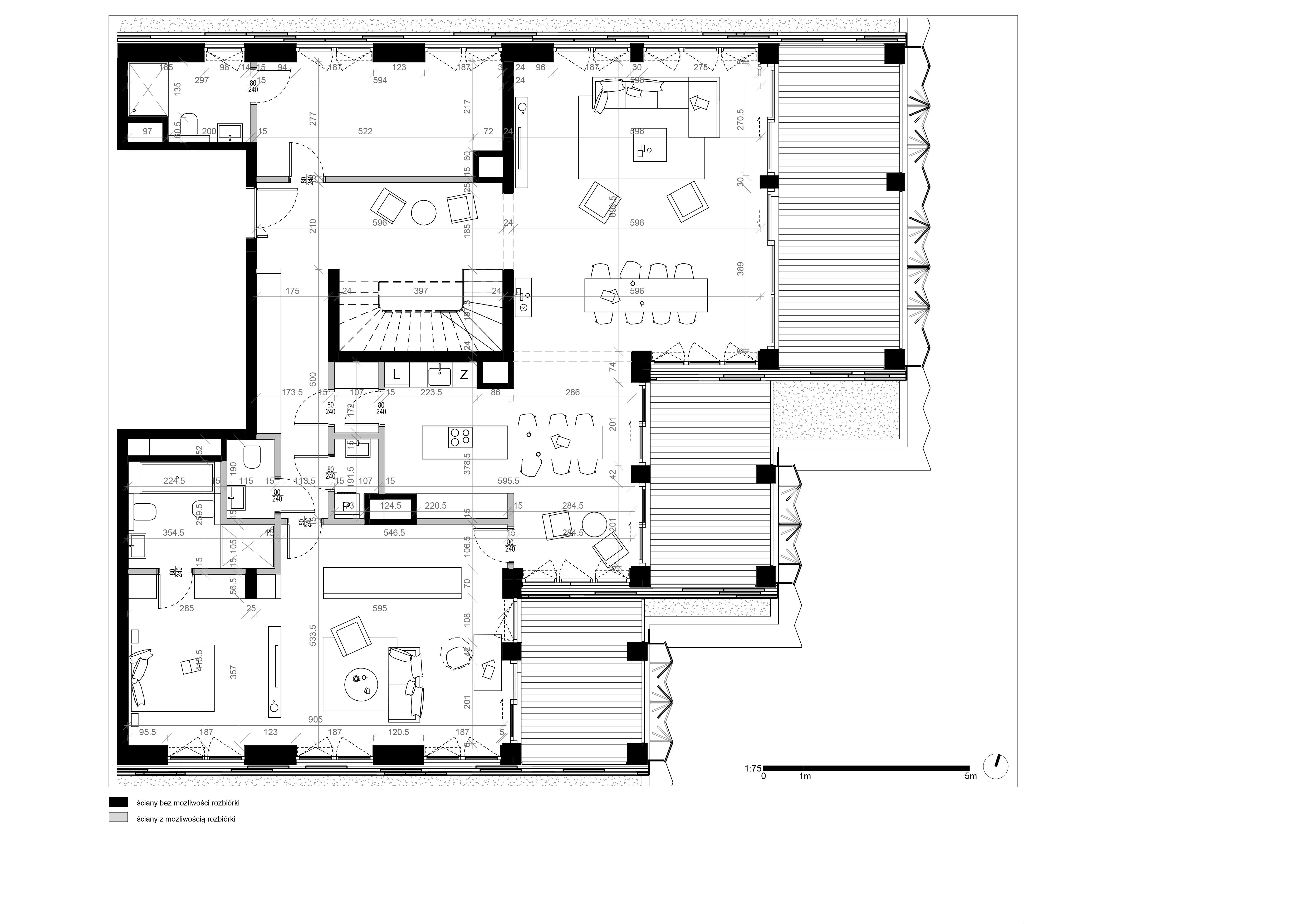 New penthouse in the prestigious Apartamenty przy Warzelni development, within the area of Browary Warszawskie - plan