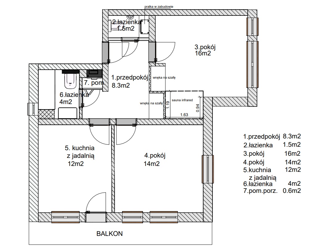 Унікальна квартира на продаж у Закопане - plan