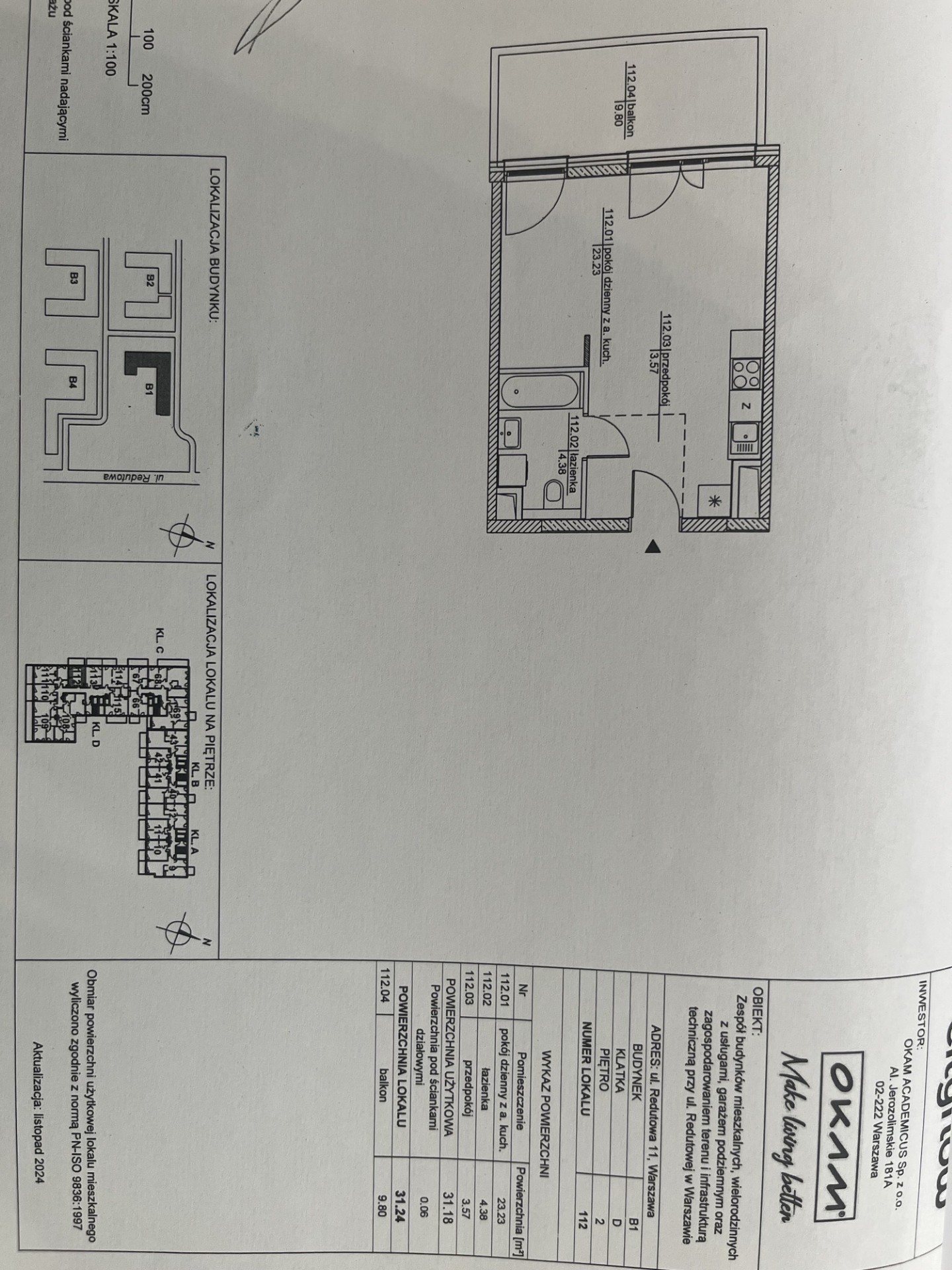 Kompaktowe 2 pokoje w wysokim standardzie - plan