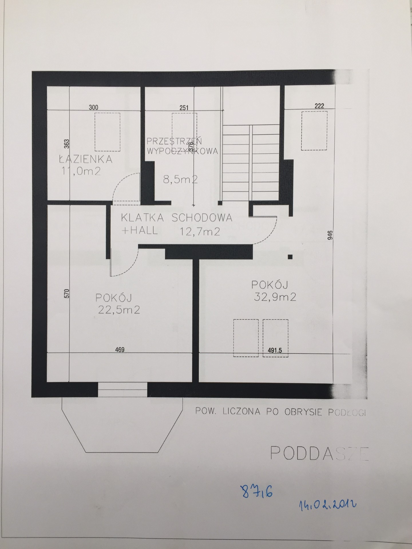 Просторий окремий будинок у Wilanów Niski - plan