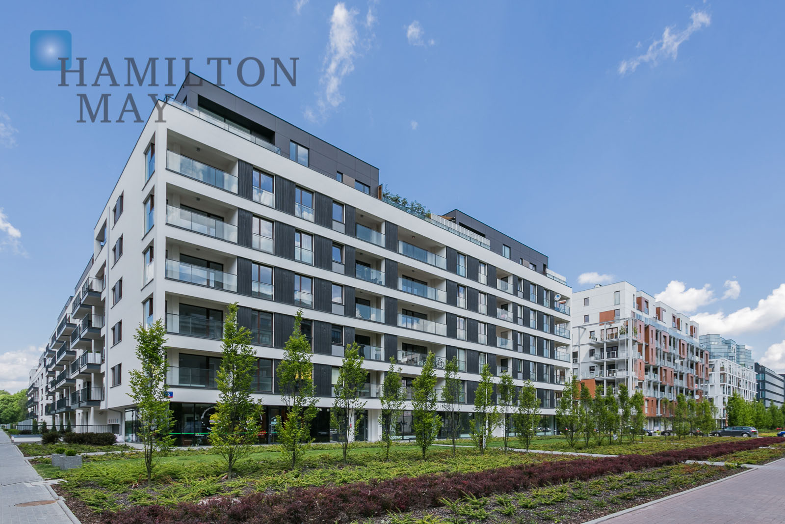 Eko-Park complex - luxurious residential complex in the prestigious part of Mokotow - slider