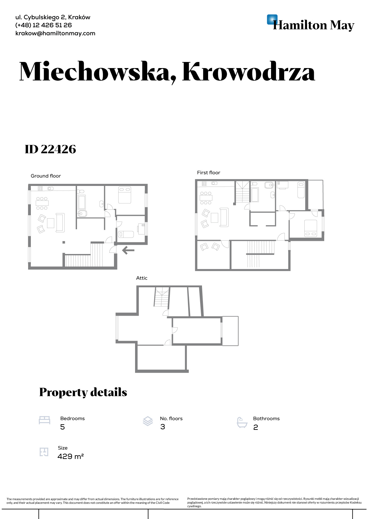 Інвестиційний багатоквартирний будинок поруч із парком Блоня у Кракові - plan