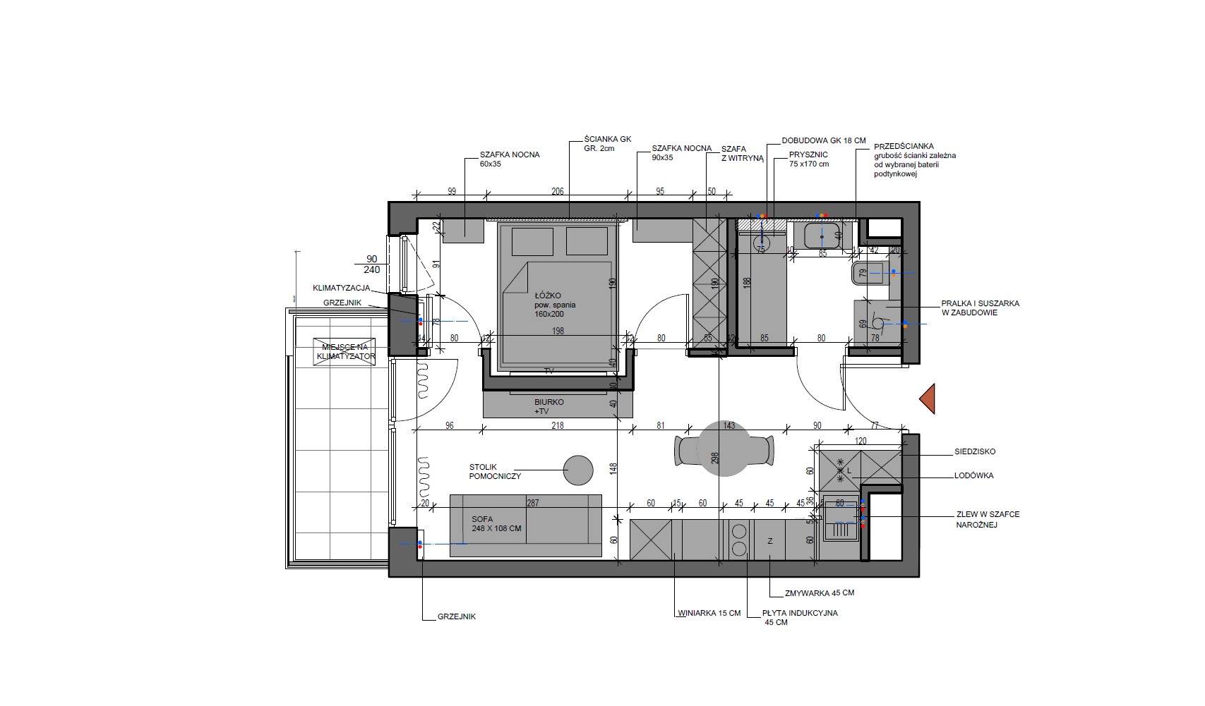 A unique, turnkey apartment - plan