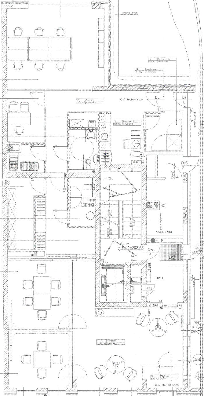 Reprezentacyjny lokal biurowy z widokiem na Wawel | Plac Na Groblach | 198 m² - plan