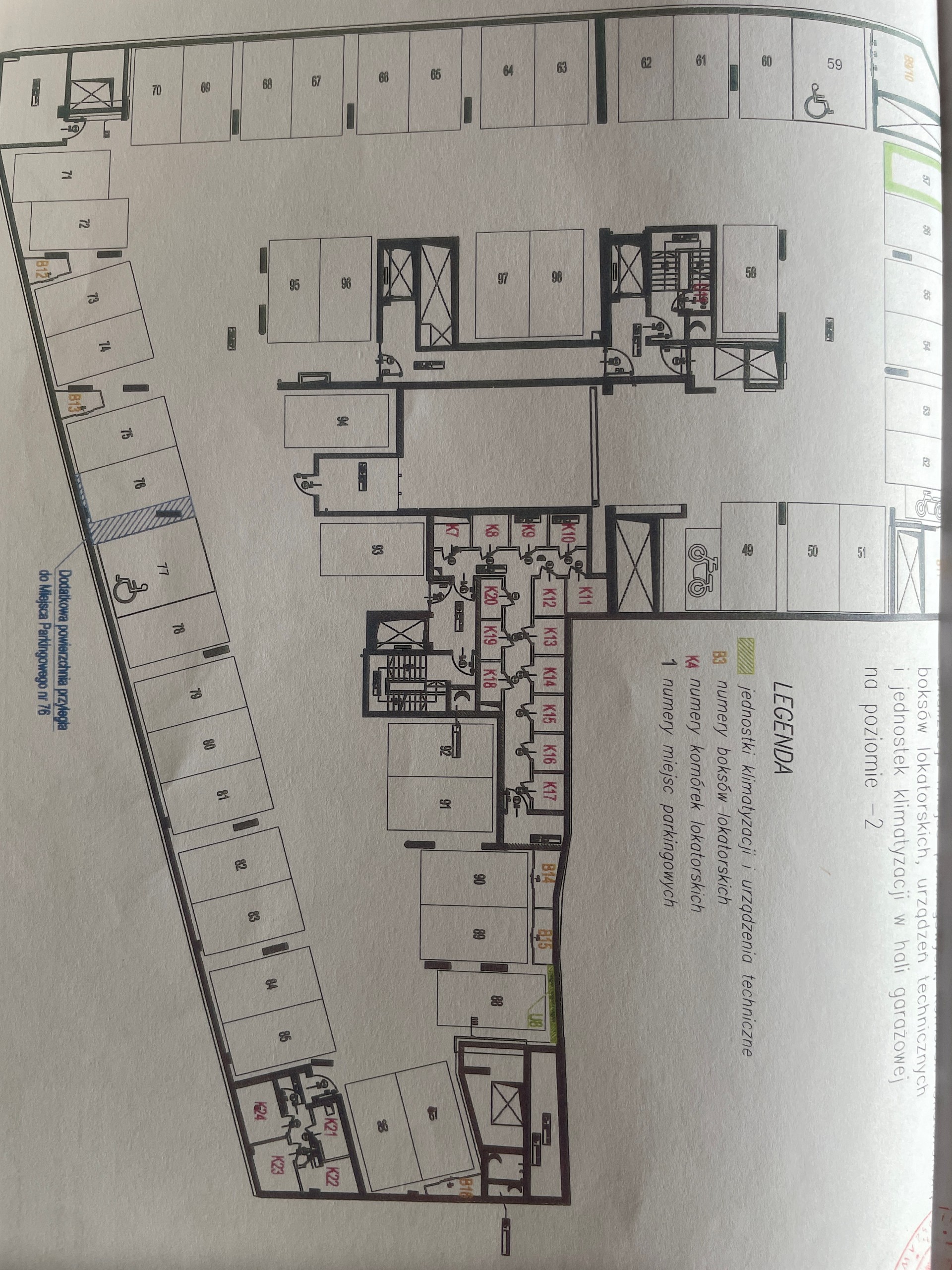 A unique premium apartment in Powiśle - plan