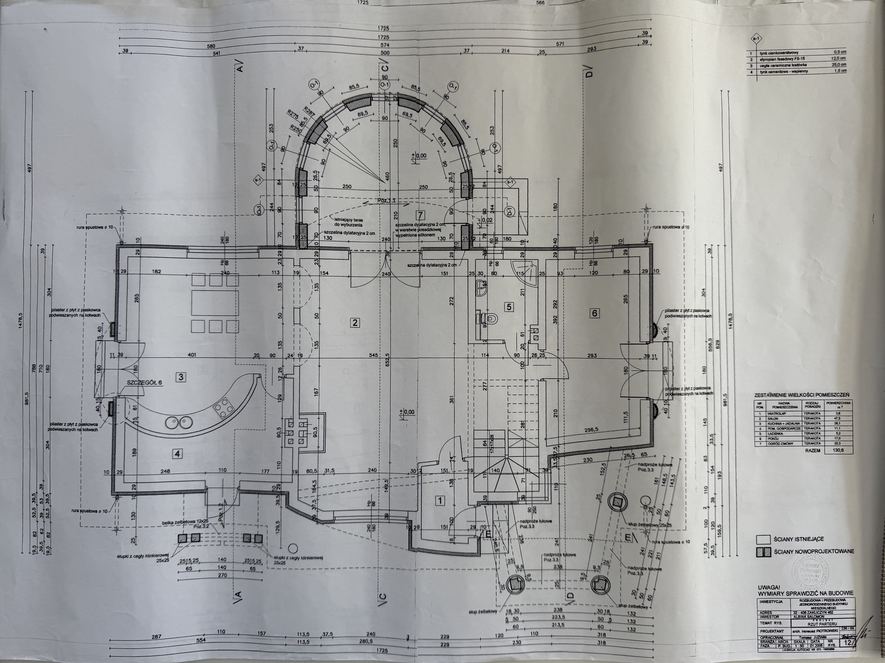 Wyjątkowa rezydencja z 60 arowy ogrodem nieopodal Jeziora Dobczyckiego - plan