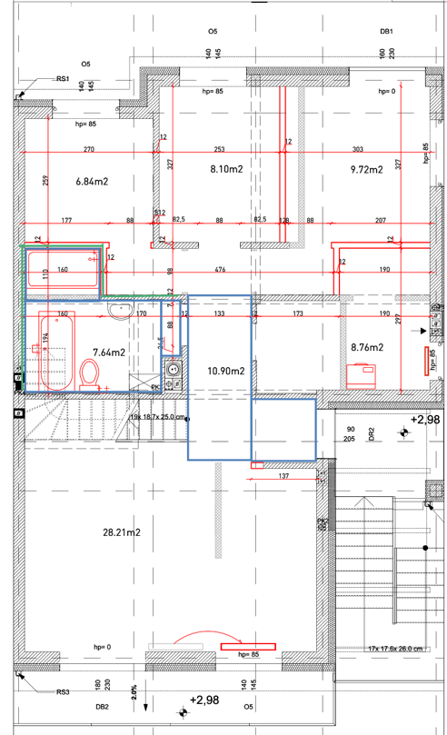 Nowoczesny apartament z dużym tarasem, zimowym ogrodem oraz garażem, nowoczesne osiedle ul Witkowicka  - plan