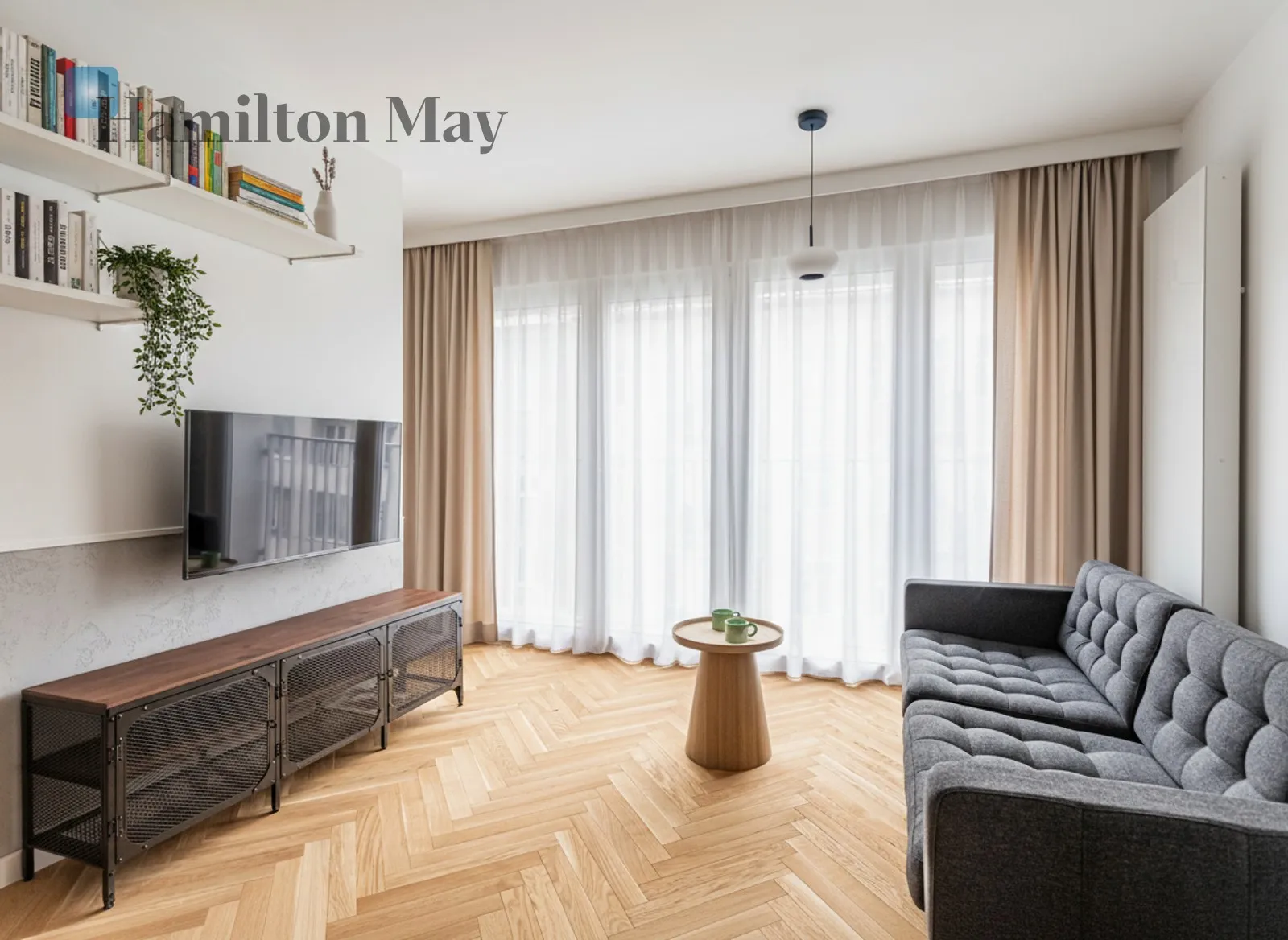 Сучасна 2-кімнатна квартира з гардеробною | Прага-Пулноц | Вулиця Конопацька | Біля метро - slider