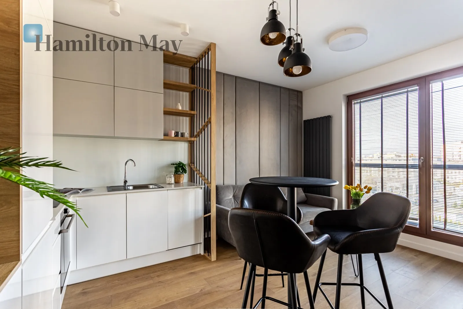 Spacious Apartment with Balcony in Wola - slider