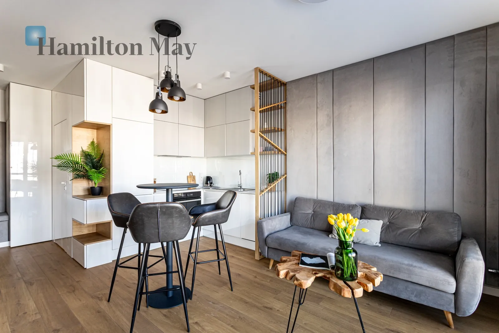 Spacious Apartment with Balcony in Wola - slider