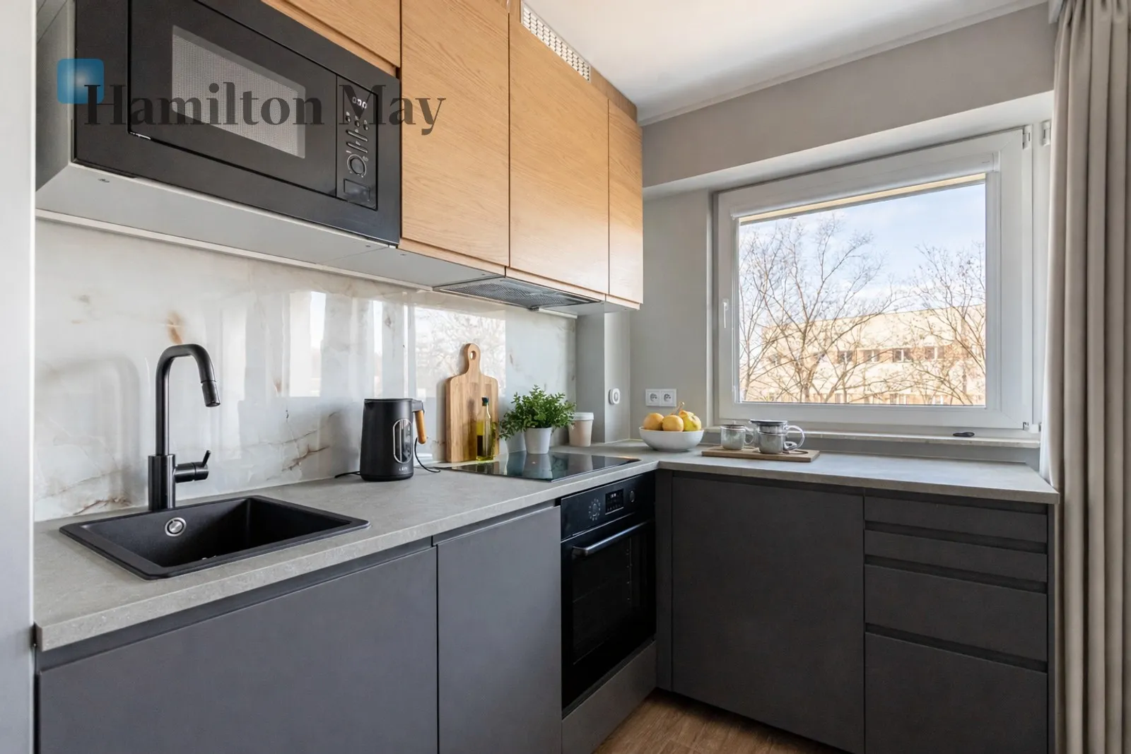 Modern 2-room apartment with balcony – Żoliborz - slider