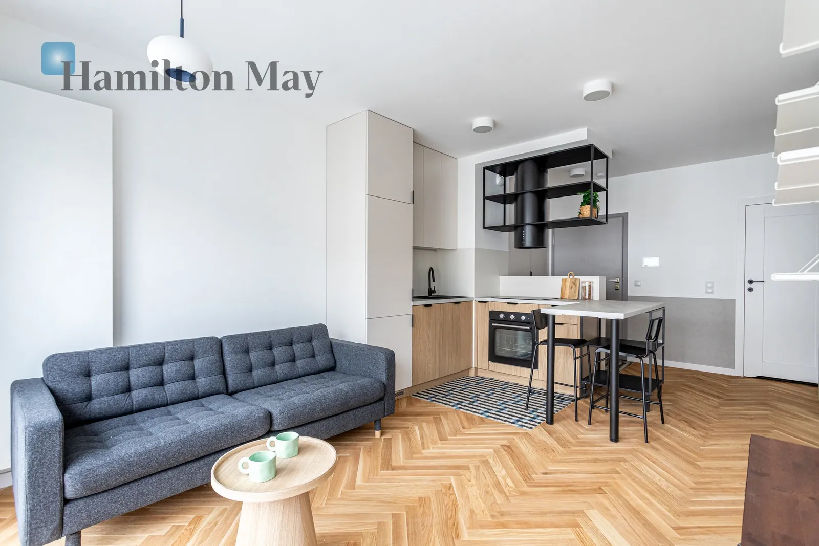 Сучасна 2-кімнатна квартира з гардеробною | Прага-Пулноц | Вулиця Конопацька | Біля метро - slider