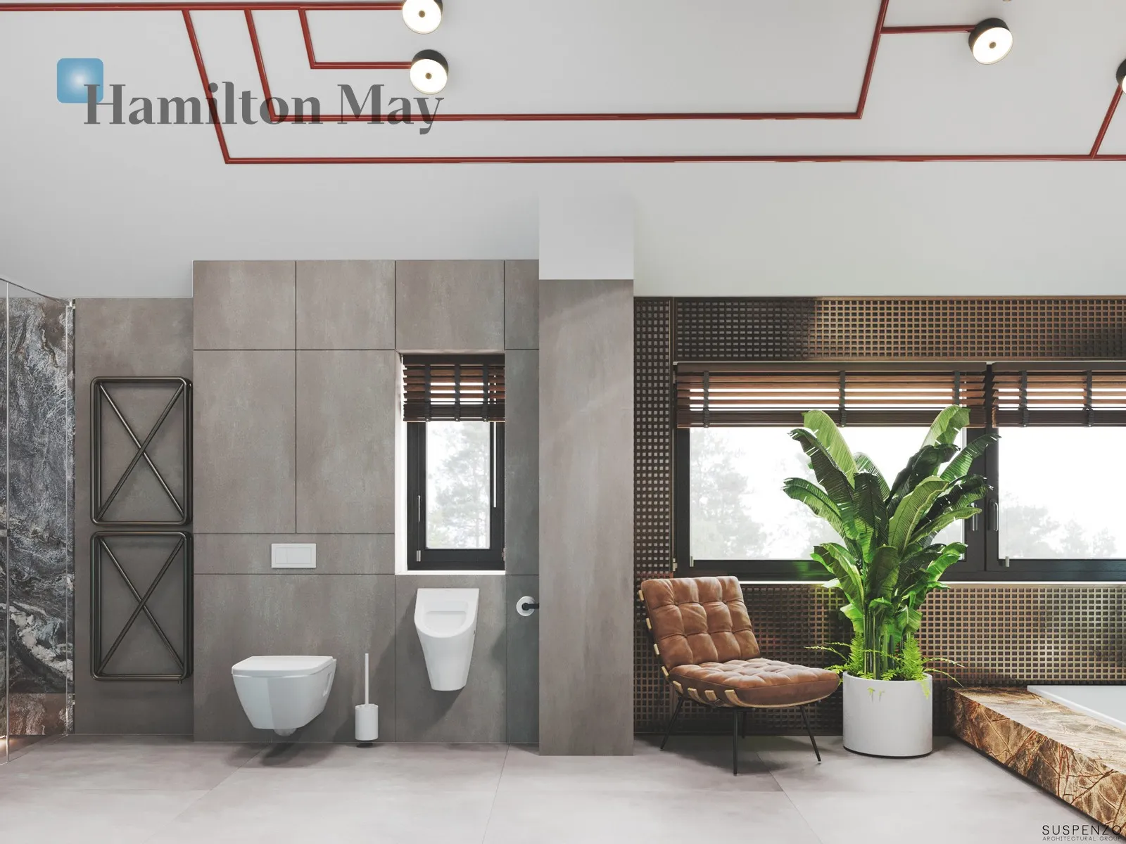 Exclusive, new semidetached house for rent in Wilanów. Hamilton May