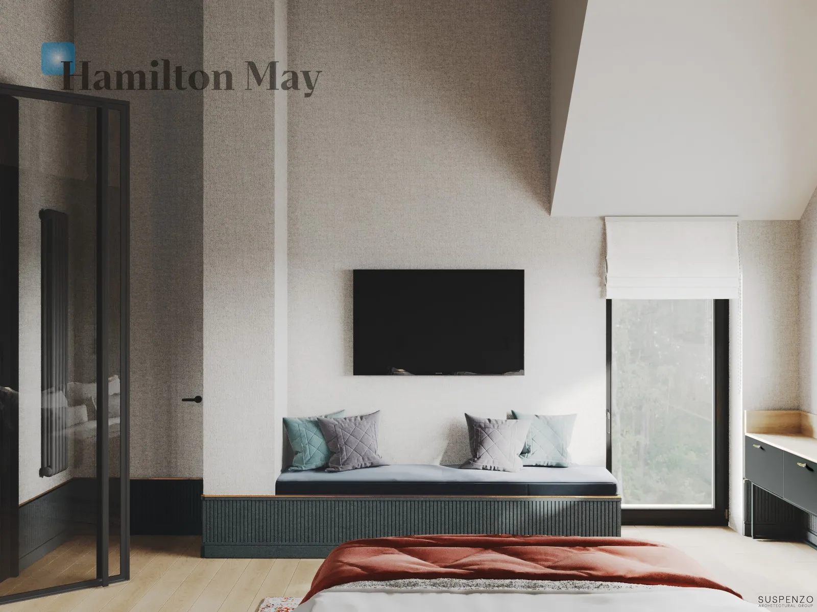 Exclusive, new semidetached house for rent in Wilanów. Hamilton May