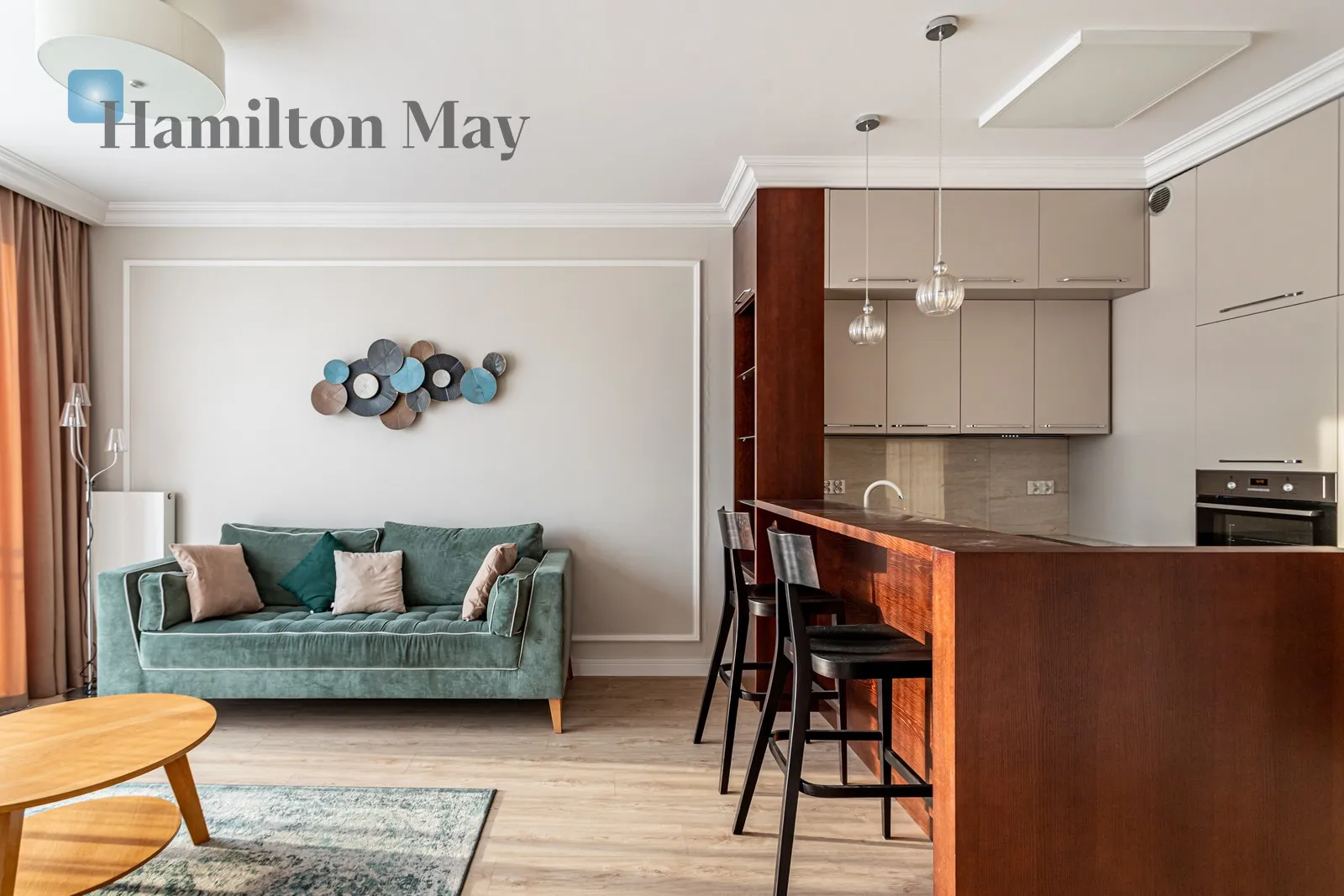 Piękny i elegancki apartament na wynajem w Rezydencji Fryderyk na zielonym Mokotowie - slider