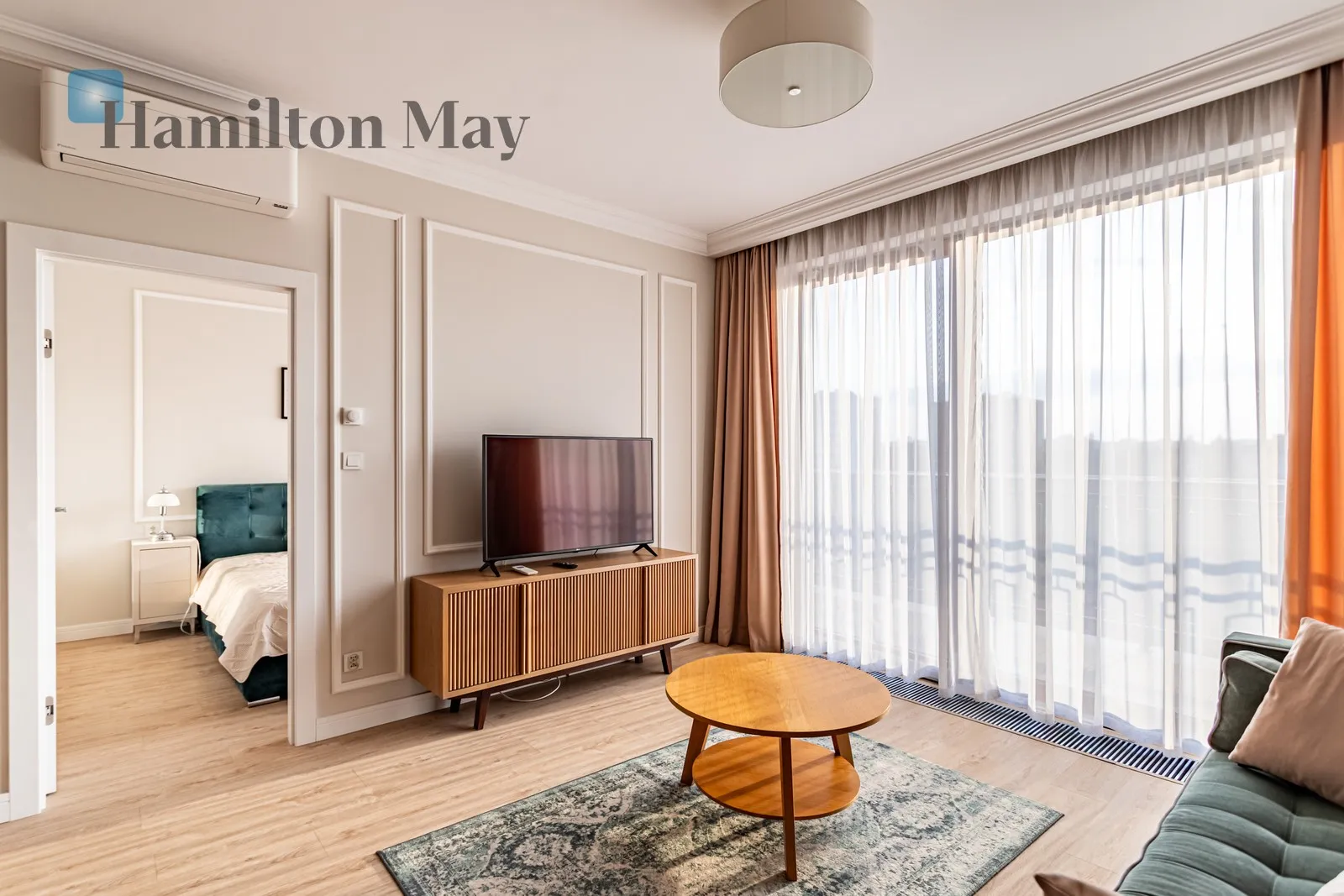 Piękny i elegancki apartament na wynajem w Rezydencji Fryderyk na zielonym Mokotowie - slider