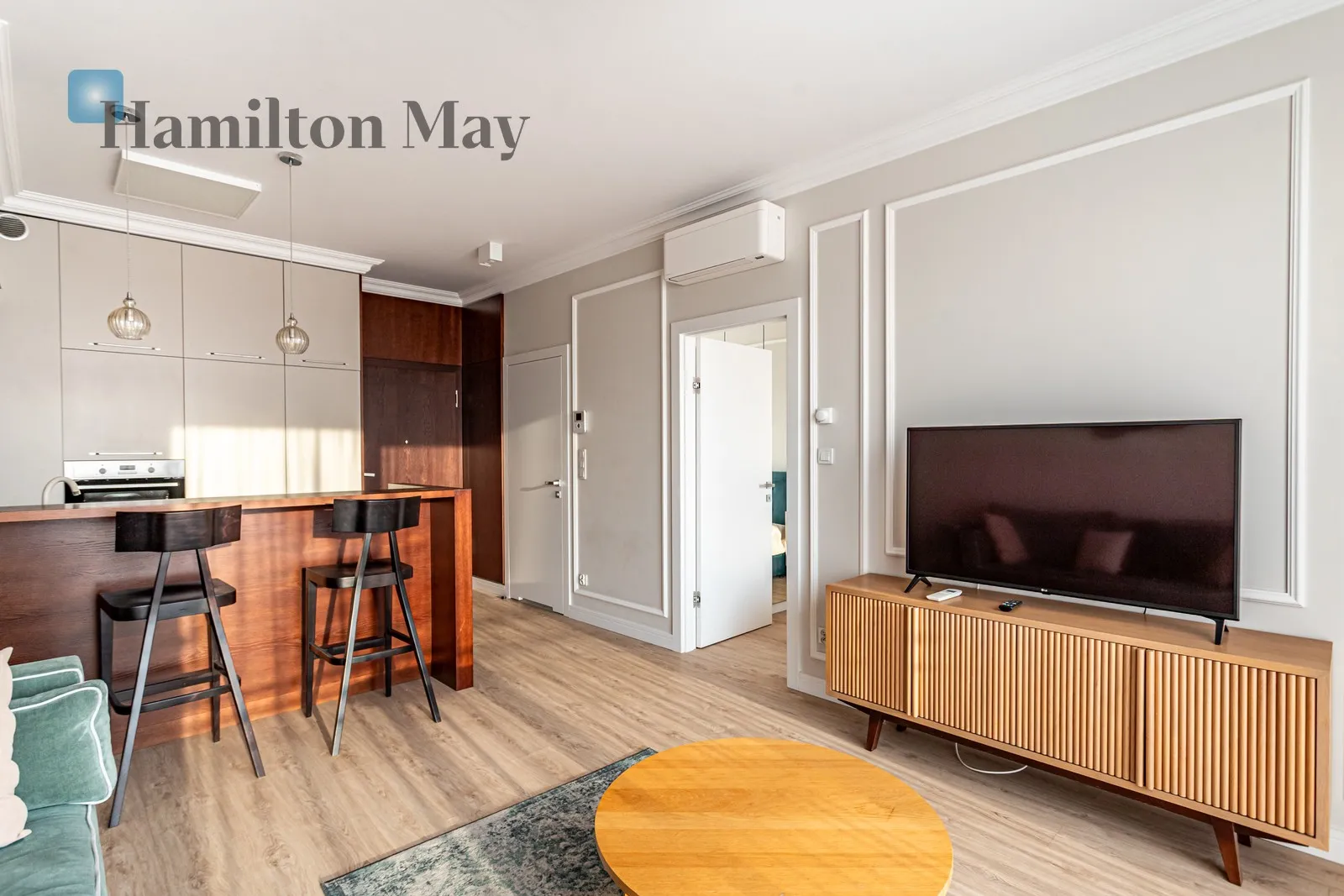 Piękny i elegancki apartament na wynajem w Rezydencji Fryderyk na zielonym Mokotowie - slider