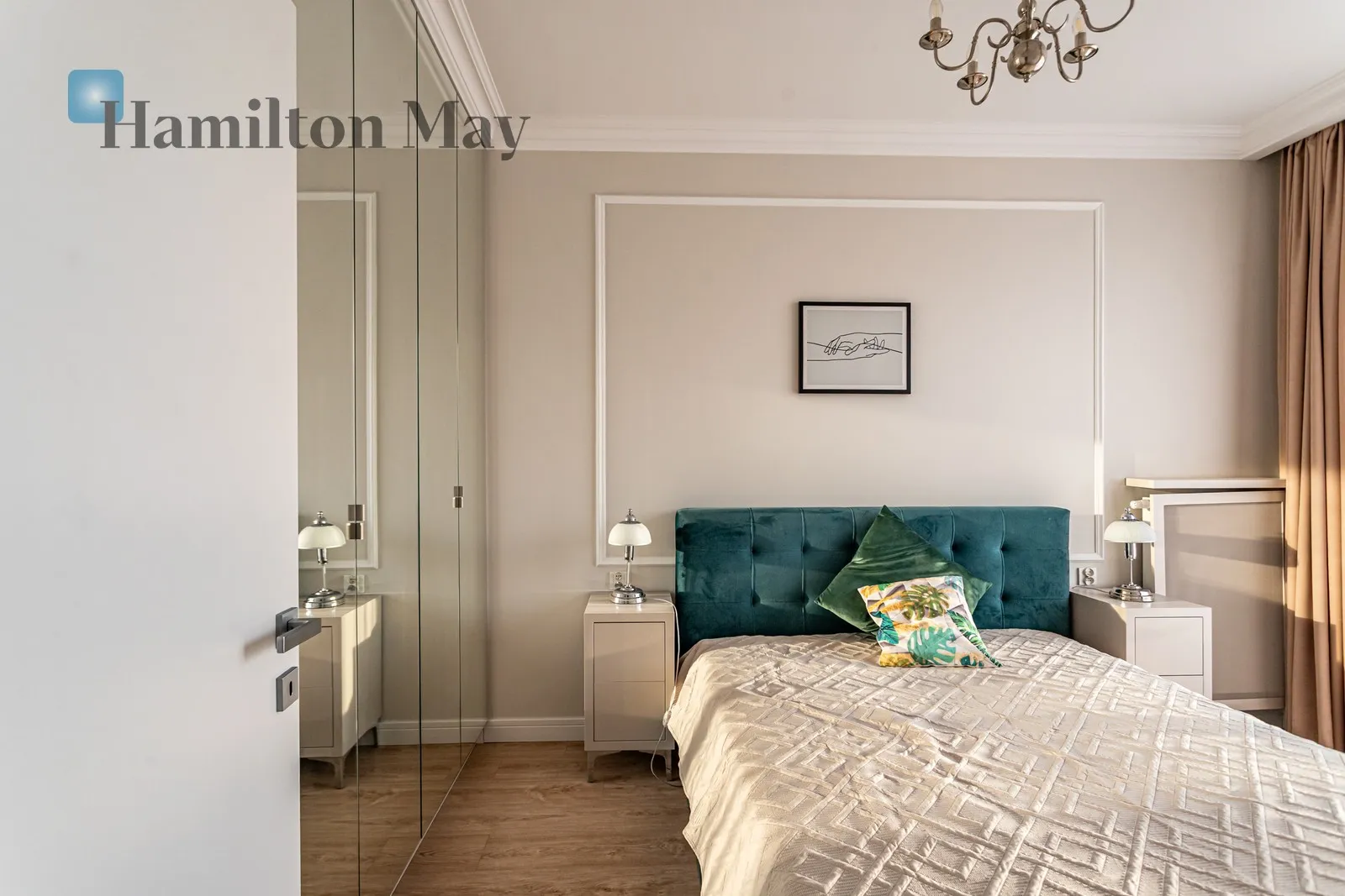 Piękny i elegancki apartament na wynajem w Rezydencji Fryderyk na zielonym Mokotowie - slider