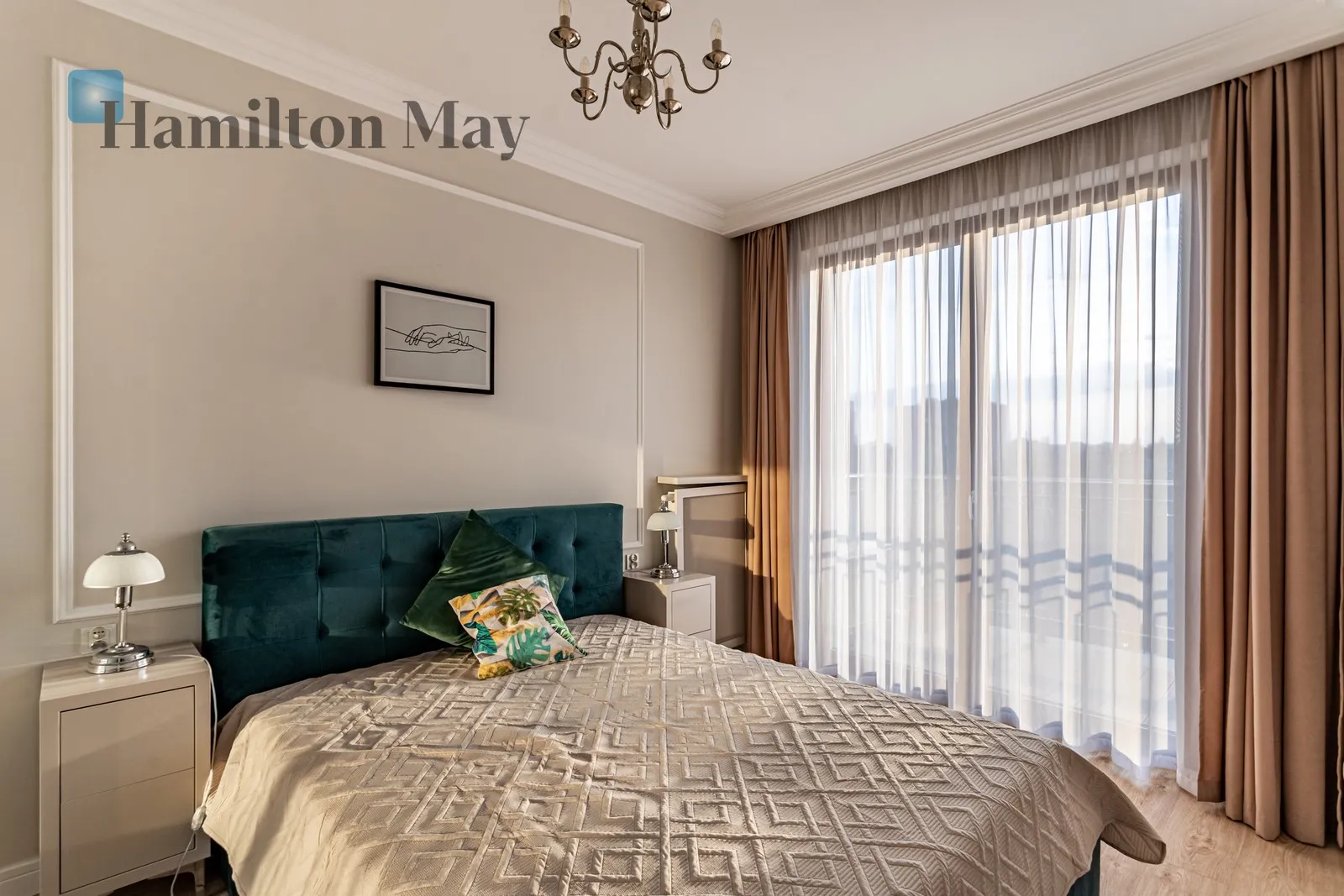 Piękny i elegancki apartament na wynajem w Rezydencji Fryderyk na zielonym Mokotowie - slider