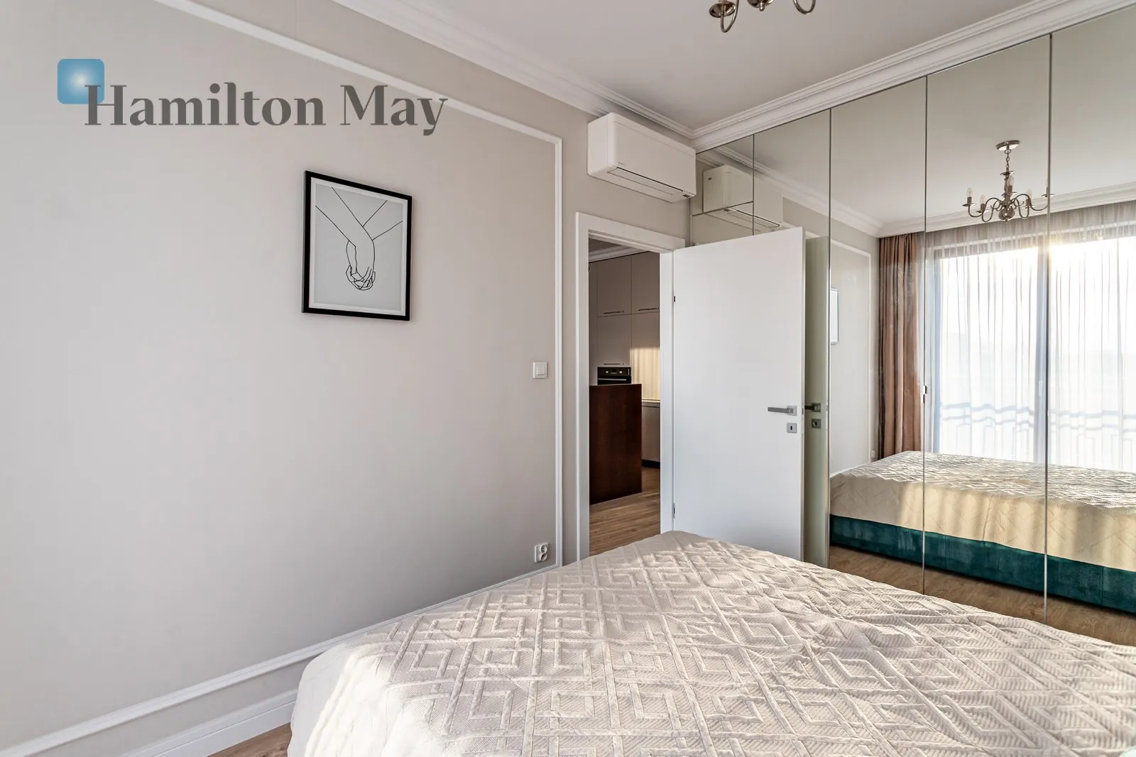 Piękny i elegancki apartament na wynajem w Rezydencji Fryderyk na zielonym Mokotowie - slider