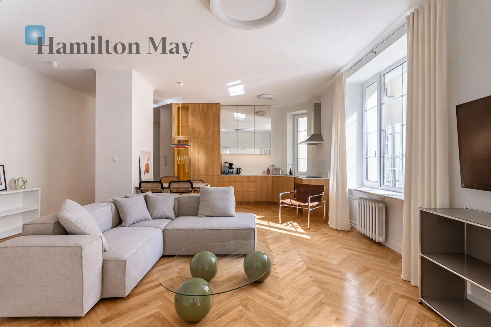 Trzypokojowe mieszkania na  zamkniętym osiedlu w kamienicy przy ul. Madalińskiego - slider