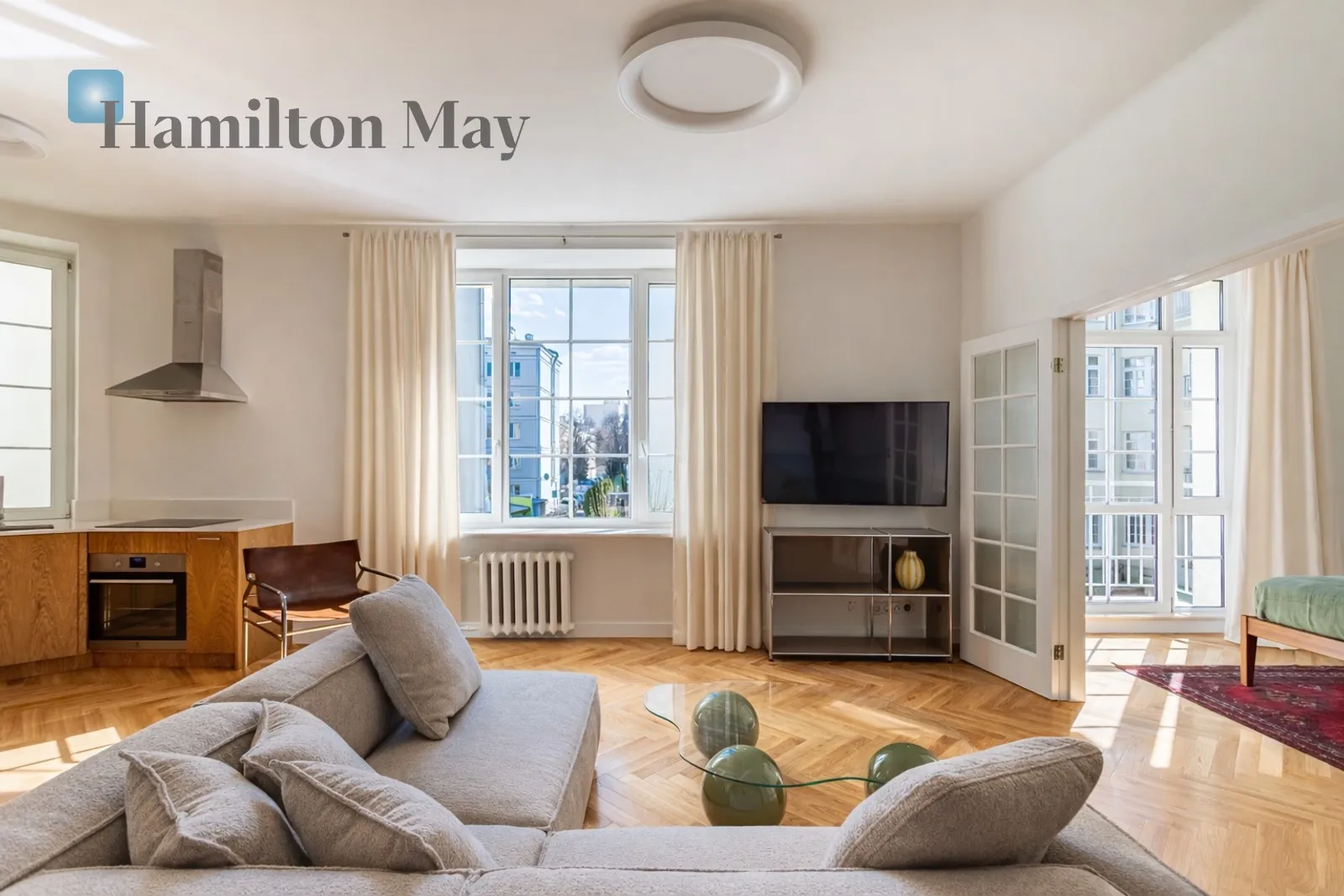 Trzypokojowe mieszkania na  zamkniętym osiedlu w kamienicy przy ul. Madalińskiego - slider