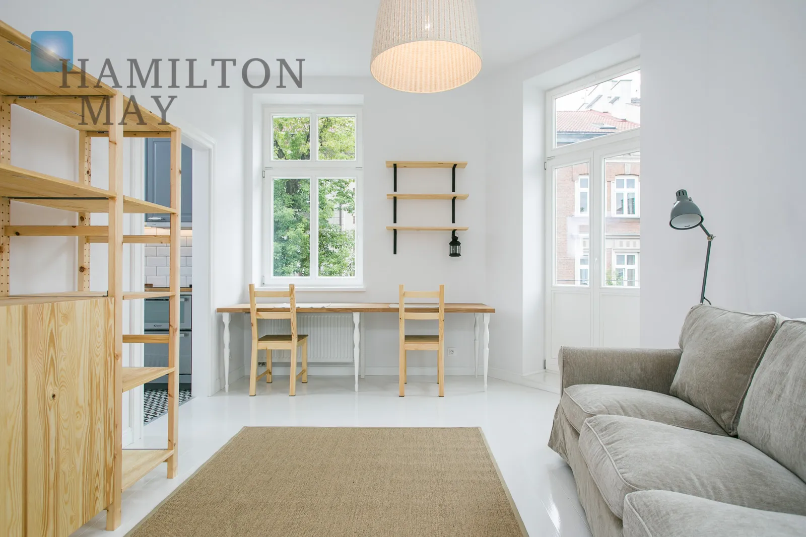 Dwupokojowe mieszkanie w stylu skandynawskim - slider