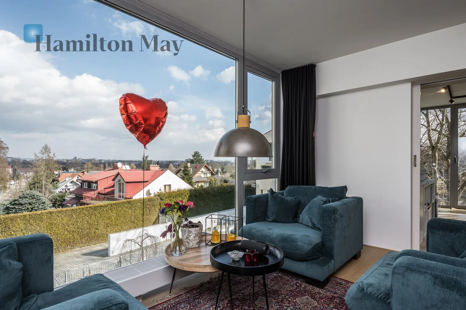 A modern, spectacular apartment in Wola Justowska with a panorama of Krakow. - slider