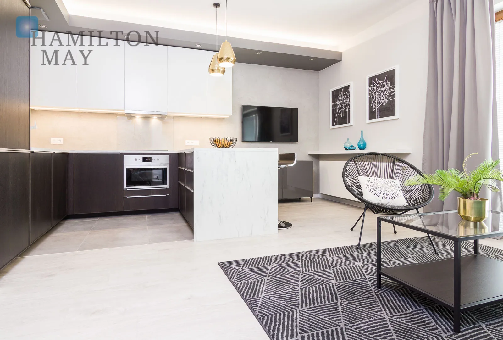 Luxury Apartment with Balcony in Krakow - slider