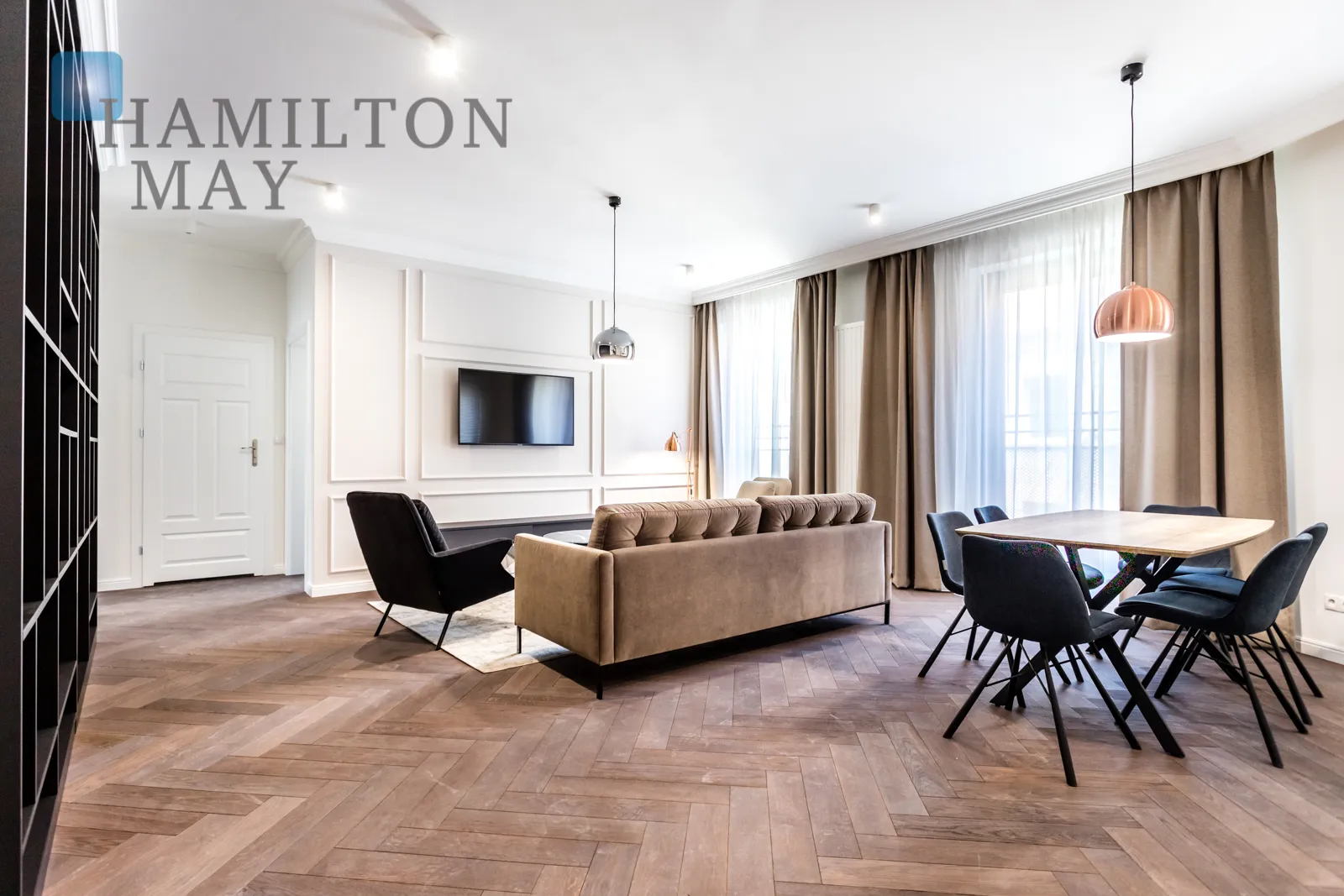 Luksusowy apartament w kameralnym budynku na Mokotowskiej  - slider