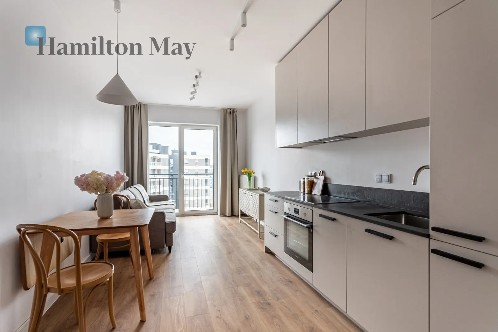 Two rooms | 38.04 m2 | Balcony | Popularna street - slider