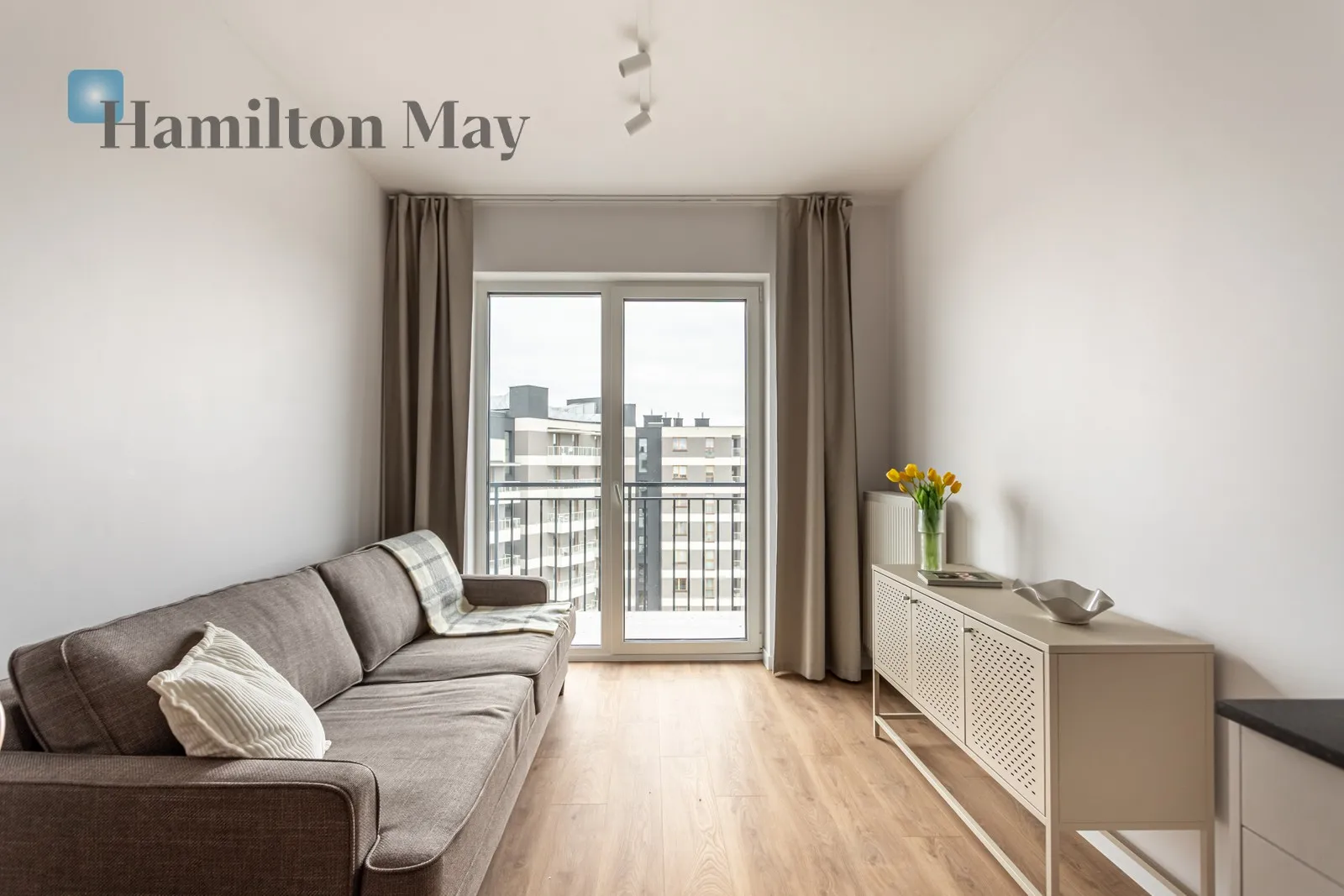 Two rooms | 38.04 m2 | Balcony | Popularna street - slider