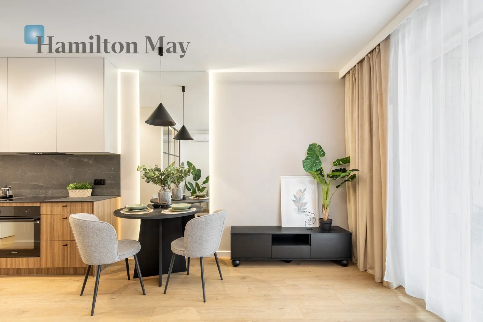 Nowoczesne 2-pokojowe mieszkanie z balkonem i klimatyzacją | Centrum Krakowa | Wysoki standard - slider