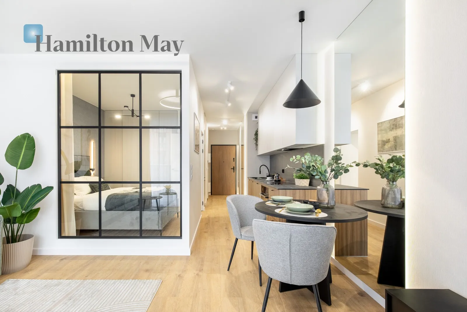 Nowoczesne 2-pokojowe mieszkanie z balkonem i klimatyzacją | Centrum Krakowa | Wysoki standard - slider