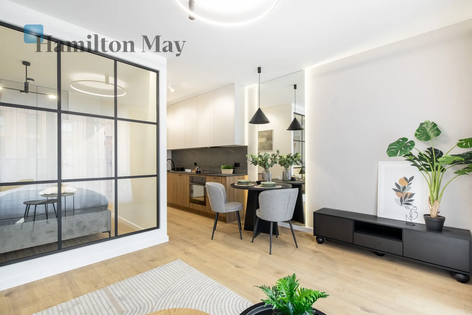 Nowoczesne 2-pokojowe mieszkanie z balkonem i klimatyzacją | Centrum Krakowa | Wysoki standard - slider