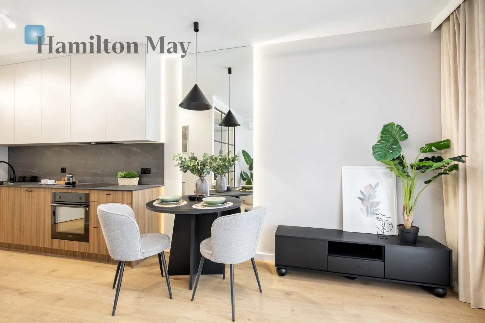 Nowoczesne 2-pokojowe mieszkanie z balkonem i klimatyzacją | Centrum Krakowa | Wysoki standard - slider