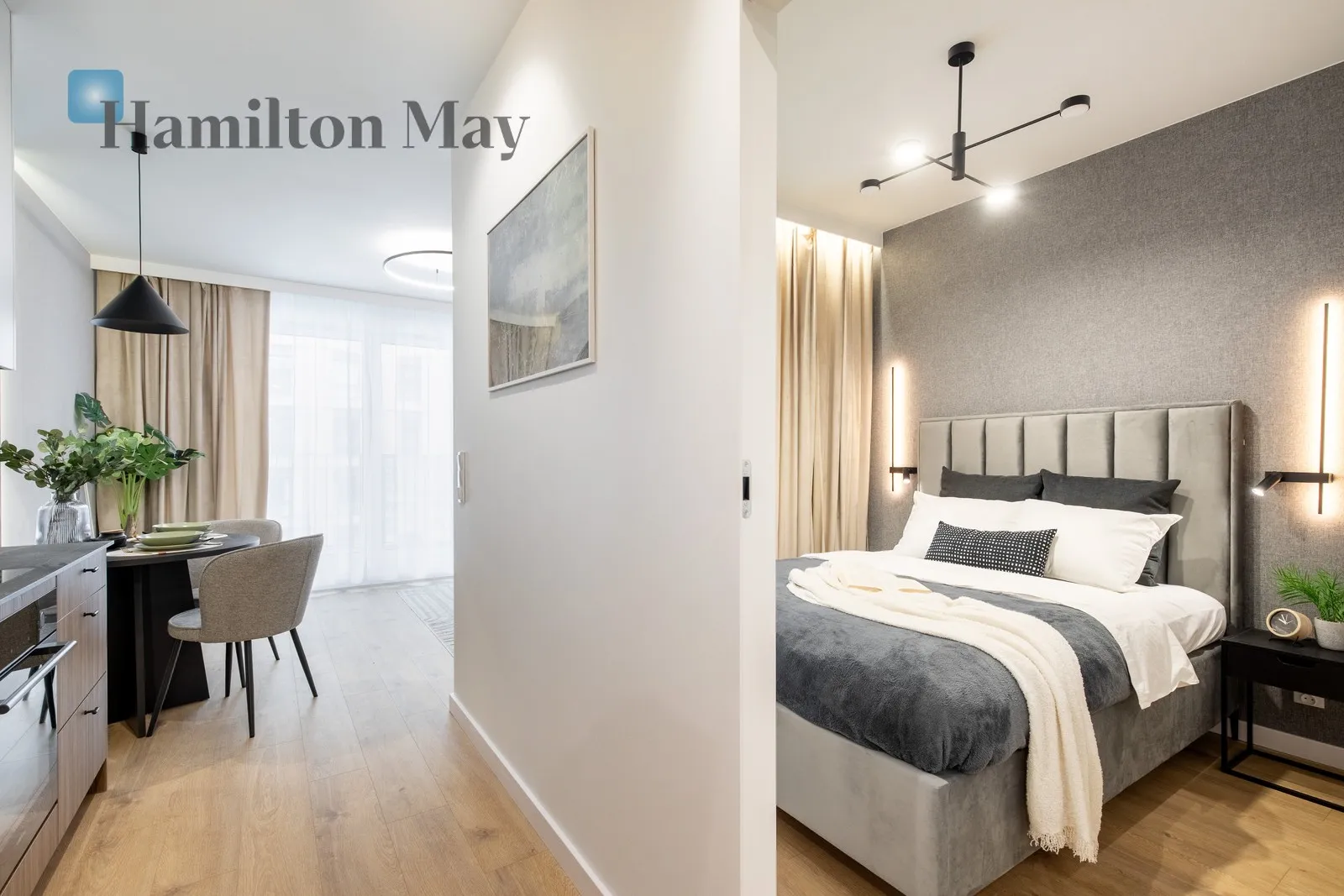 Nowoczesne 2-pokojowe mieszkanie z balkonem i klimatyzacją | Centrum Krakowa | Wysoki standard - slider