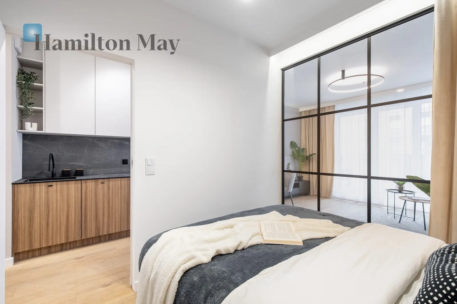 Nowoczesne 2-pokojowe mieszkanie z balkonem i klimatyzacją | Centrum Krakowa | Wysoki standard - slider