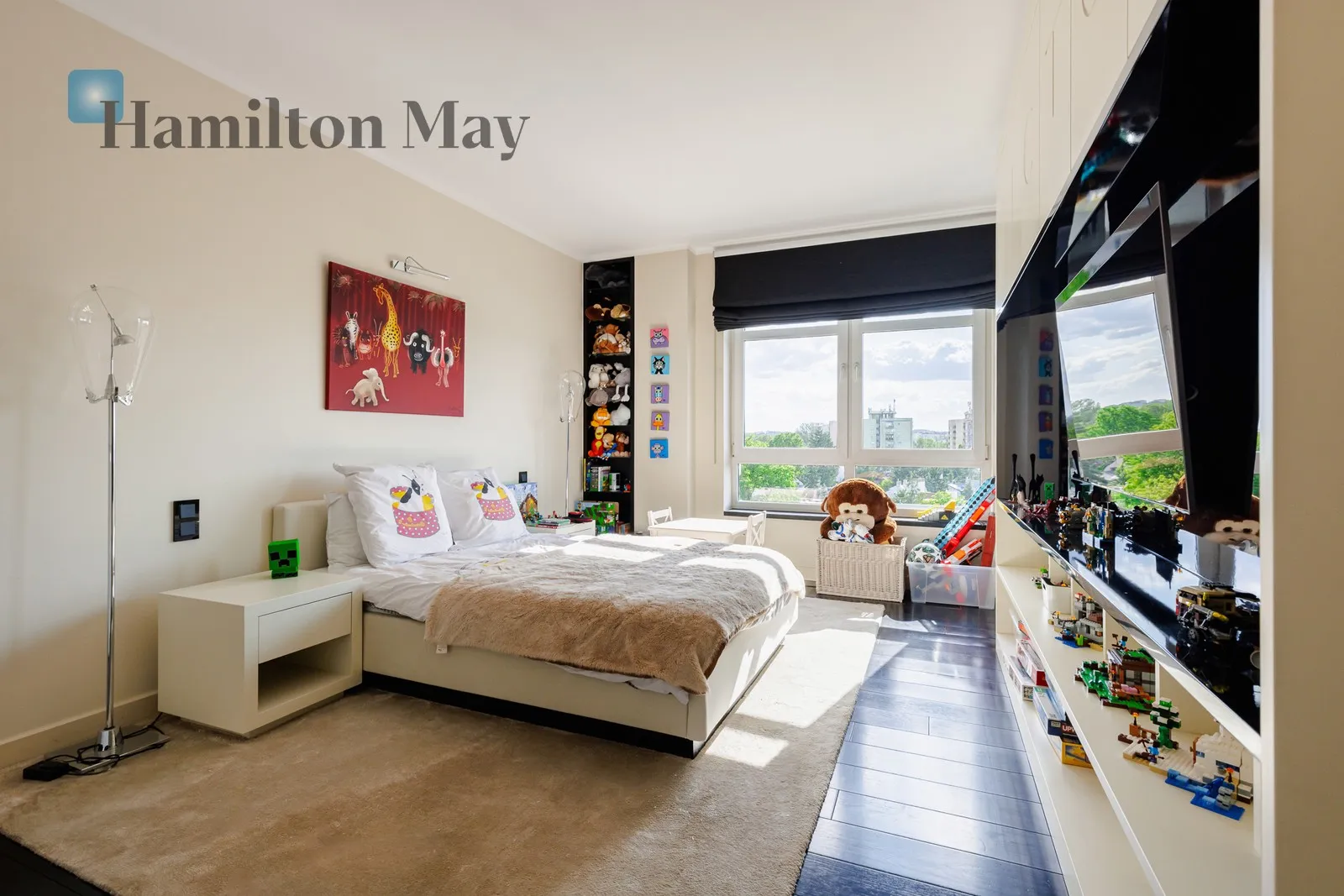 Comfortable penthouse with a view of the Warsaw skyline - slider