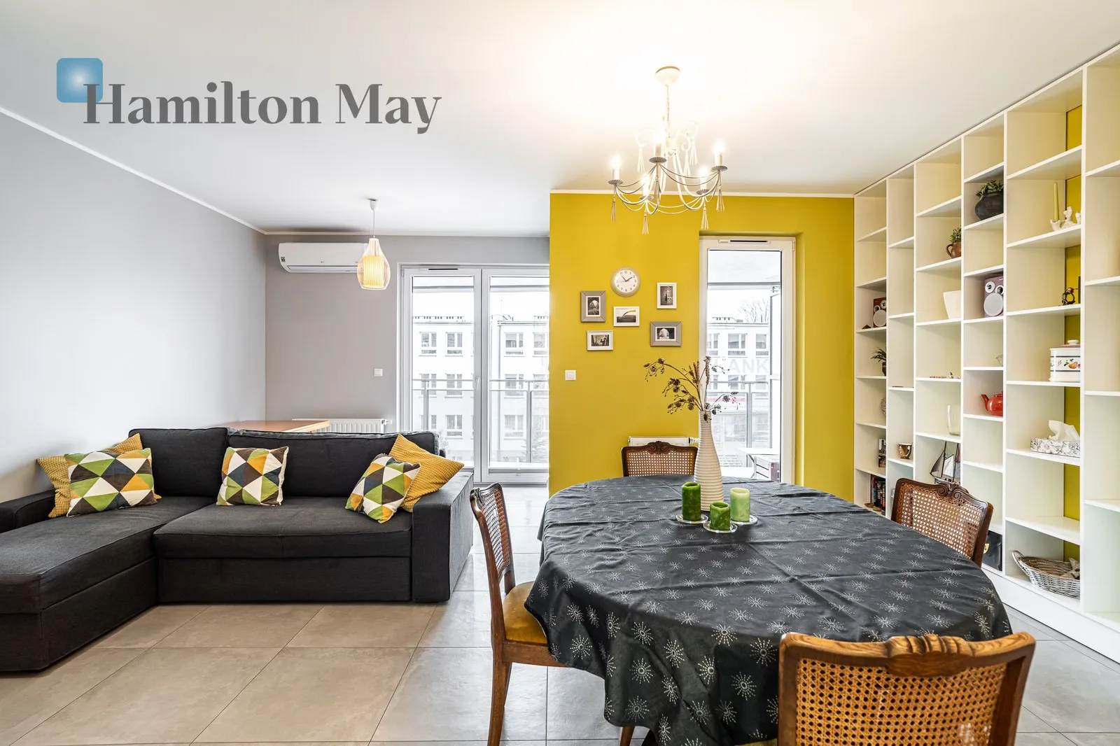 Trzypokojowe mieszkanie na wynajem z balkonem i garażem - slider