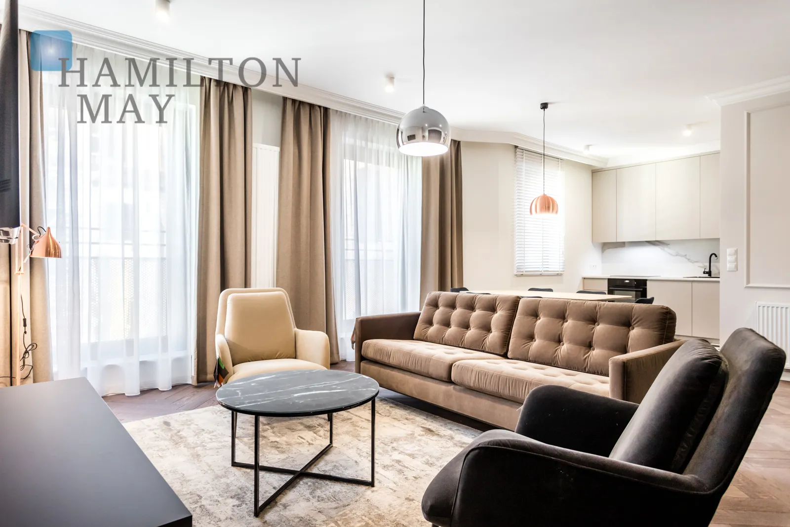 Luksusowy apartament w kameralnym budynku na Mokotowskiej  - slider