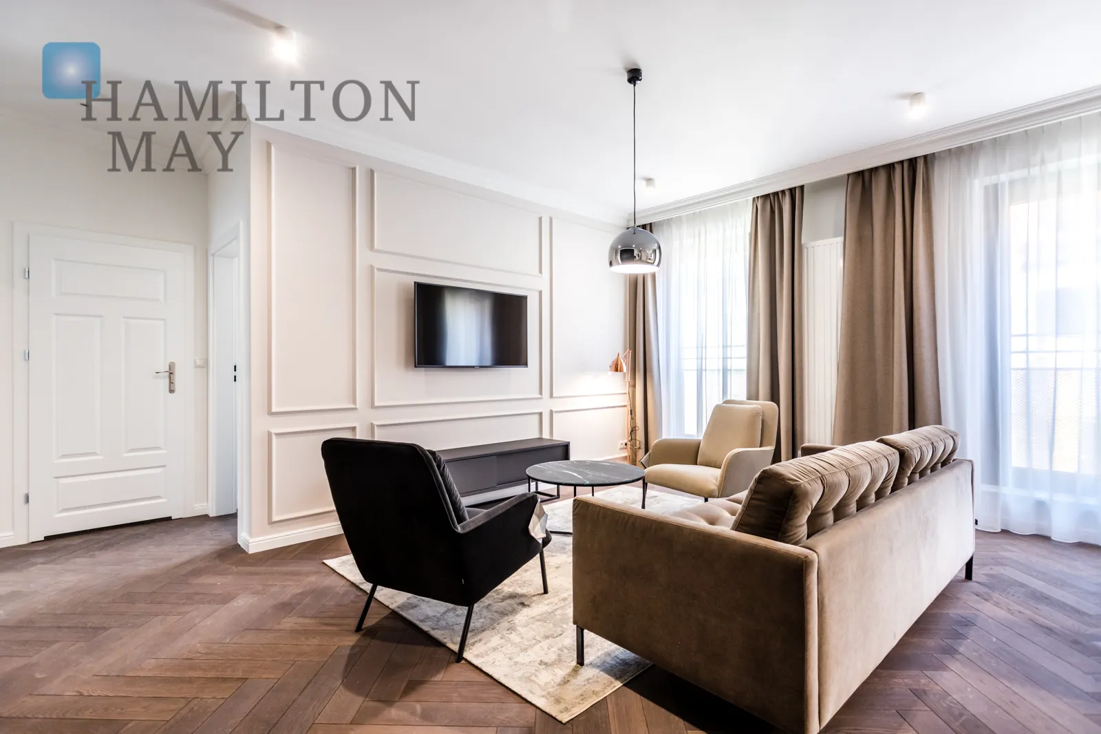 Luksusowy apartament w kameralnym budynku na Mokotowskiej  - slider