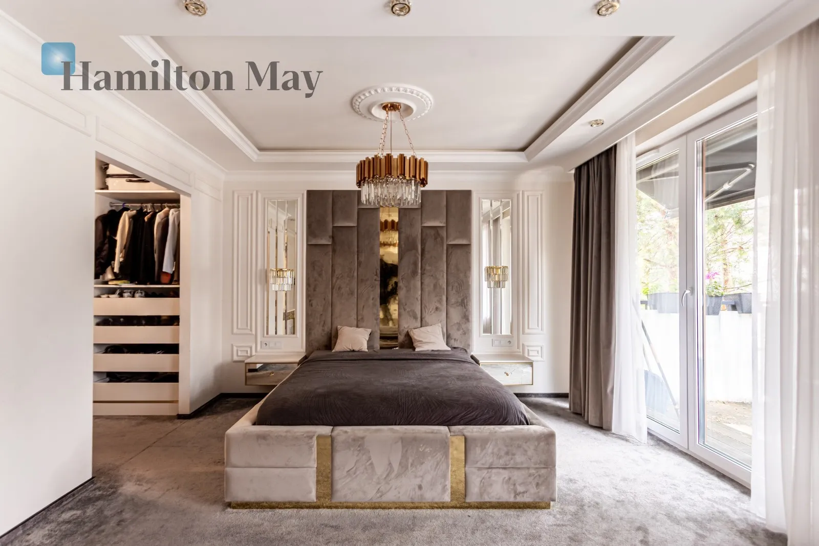 Czteropokojowy apartament o powierzchni użytkowej 160 m2 wraz z tarasem w Starej Miłosnej - slider