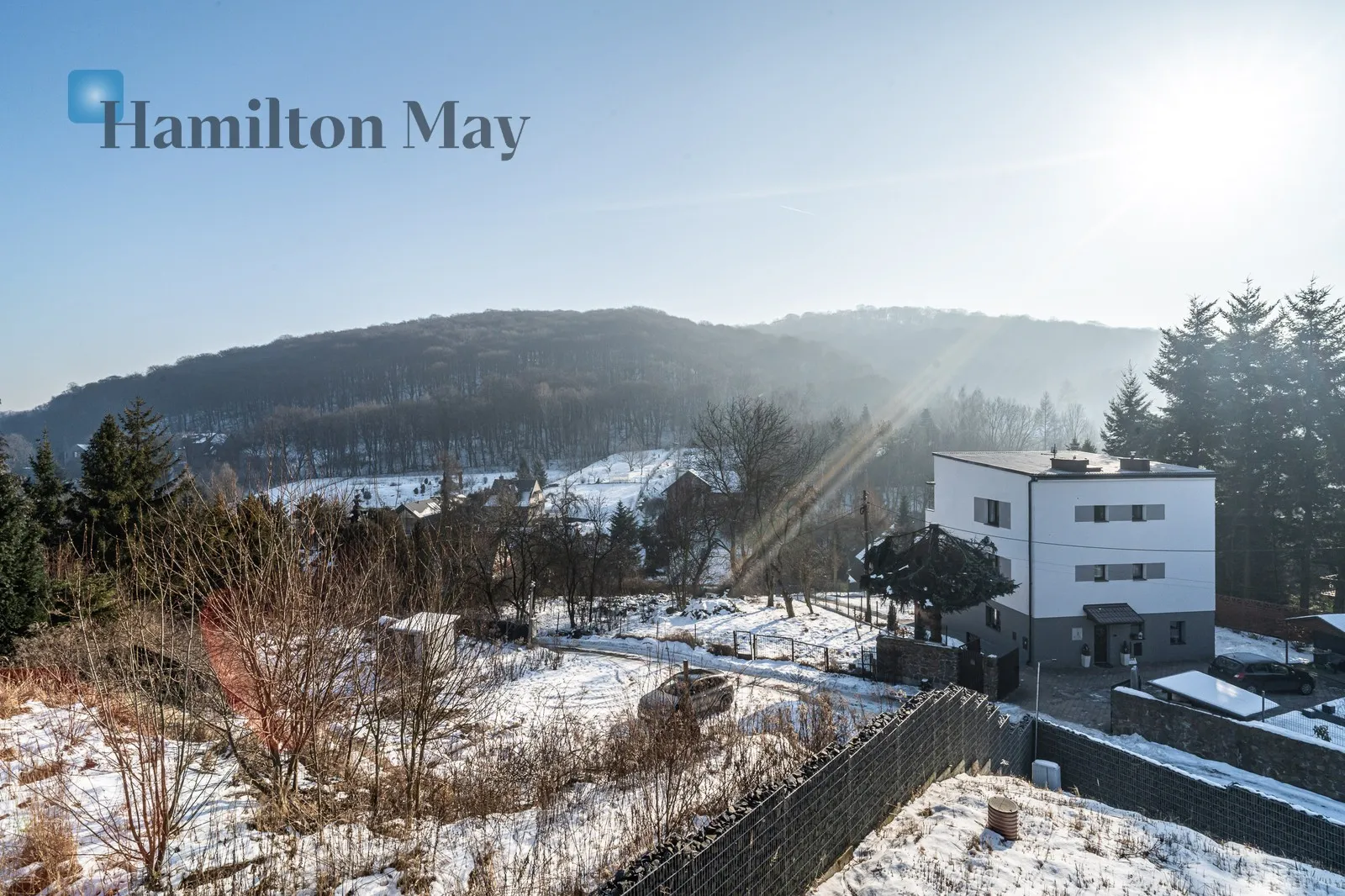 An elegant detached single-family house with an elevator and a unique view of Wola Justowska - slider