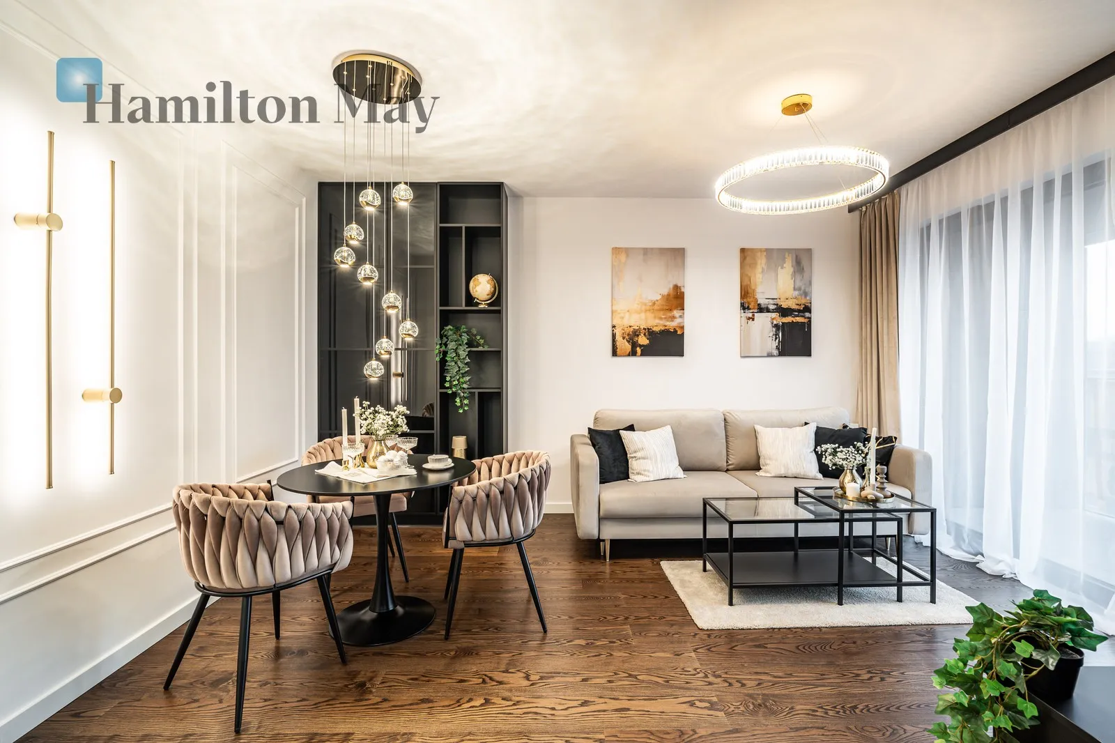 Elegancki apartament z loggią i widokiem na zieleń - slider