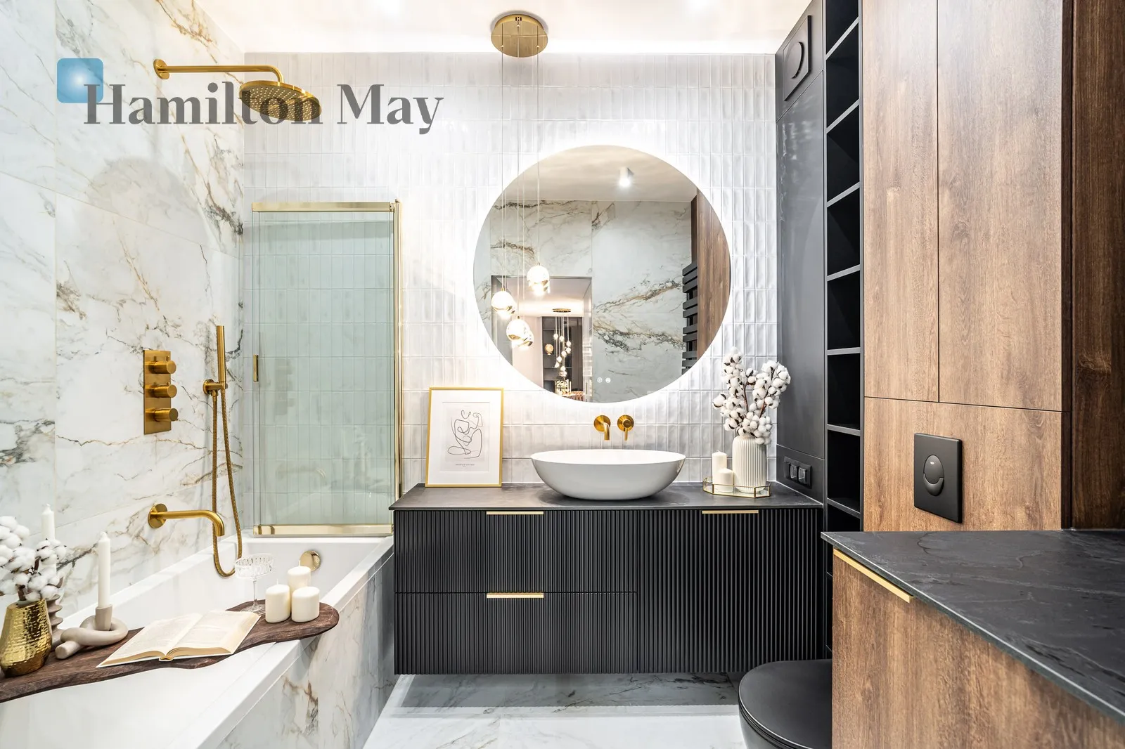 Elegancki apartament z loggią i widokiem na zieleń - slider