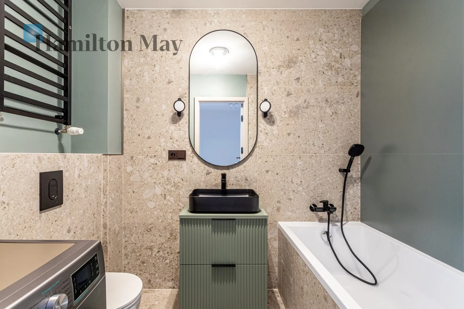 Segment w cichej i zielonej części Zacisza - slider