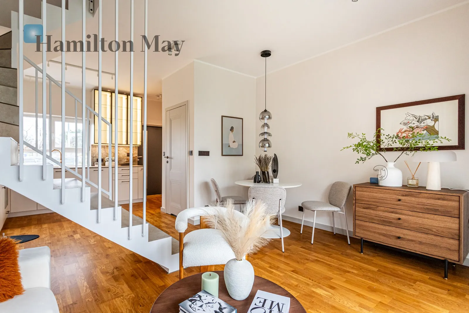 Segment w cichej i zielonej części Zacisza - slider