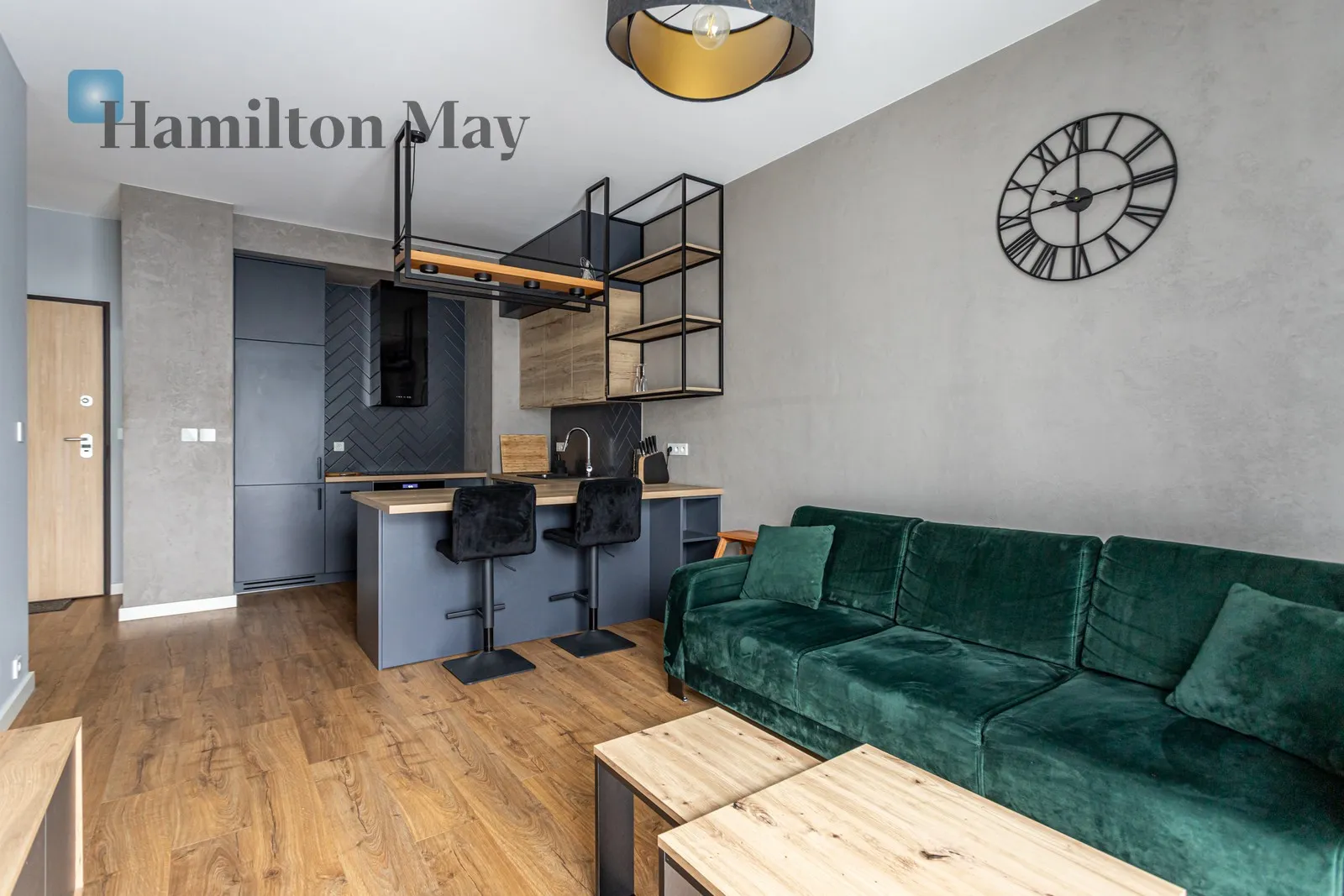 Nowoczesne dwupokojowe mieszkanie w stylu loft z balkonem na Włochach - slider